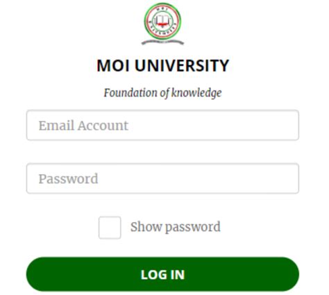 moi university online application portal